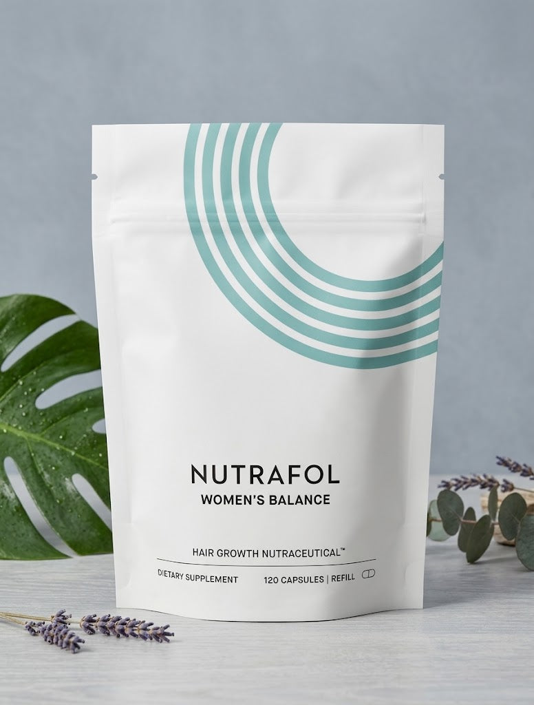 Nutrafol Women’s Balance Hair Growth Supplement Refill – 120 Capsules x 2