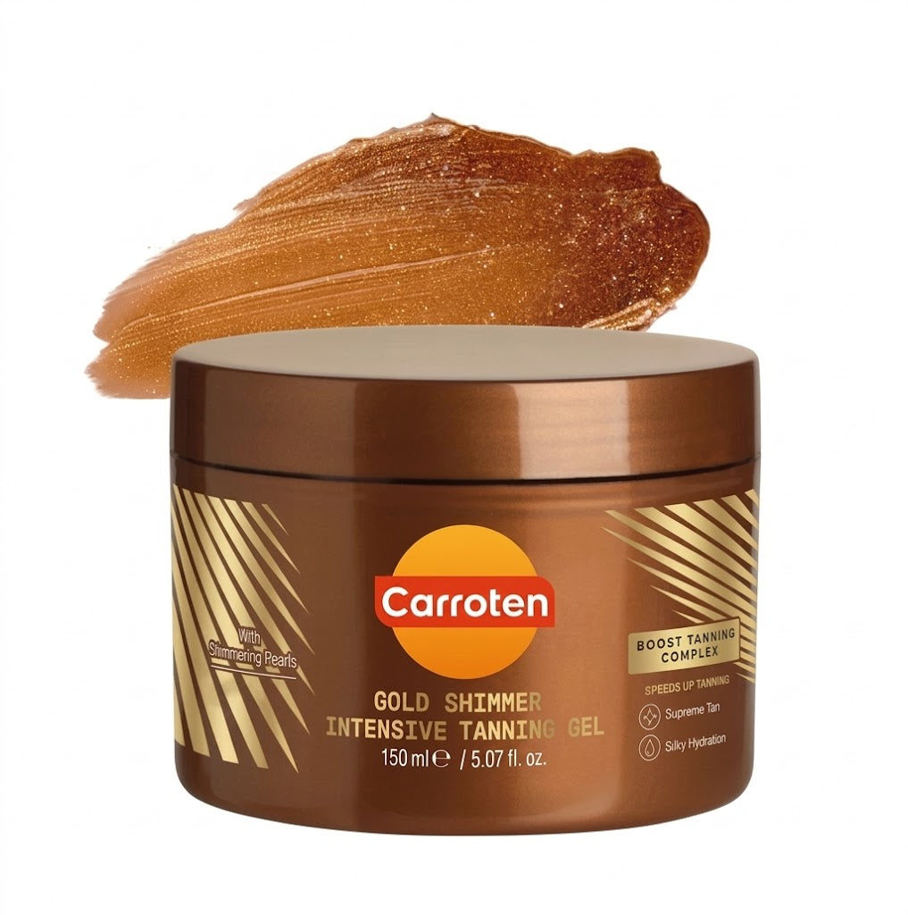 Carroten Gold Shimmer Intensive Tanning Gel SPF 0, 150 ml / 5.07 fl oz