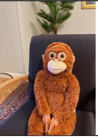 IKEA DJUNGELSKOG Orangutan Plush Toy – Large Soft Stuffed Animal