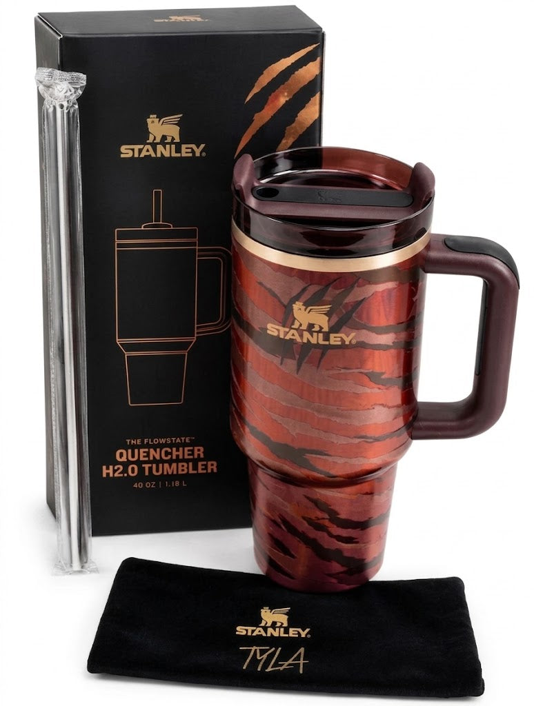 Stanley x Tyla Tyger Limited Edition Quencher H2.0 FlowState Tumbler – 40 oz