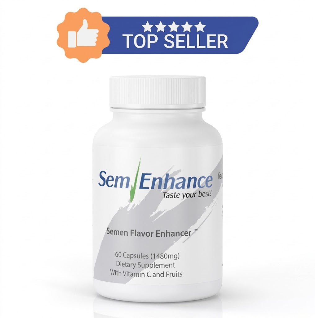 SemEnhance Taste Your Best Semen Flavor Enhancer 60 Capsules Natural Fruity Formula
