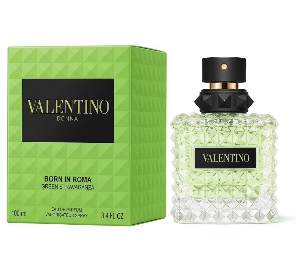 Valentino Donna Born In Roma Green Stravaganza Eau de Parfum 100ml / 3.4 fl oz – Women's Fragrance