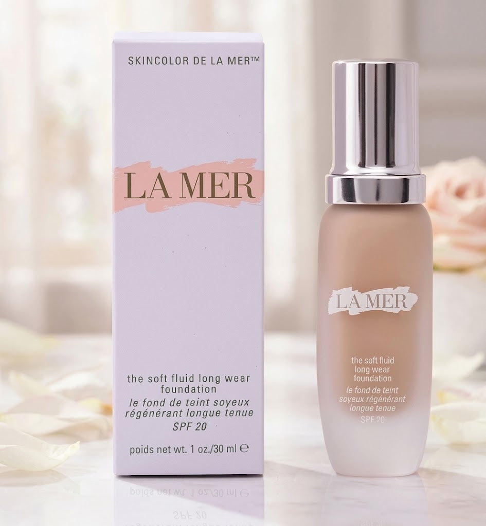 La Mer The Soft Fluid Long Wear Foundation SPF 20 – 120 Ivory, 1 oz / 30 mL