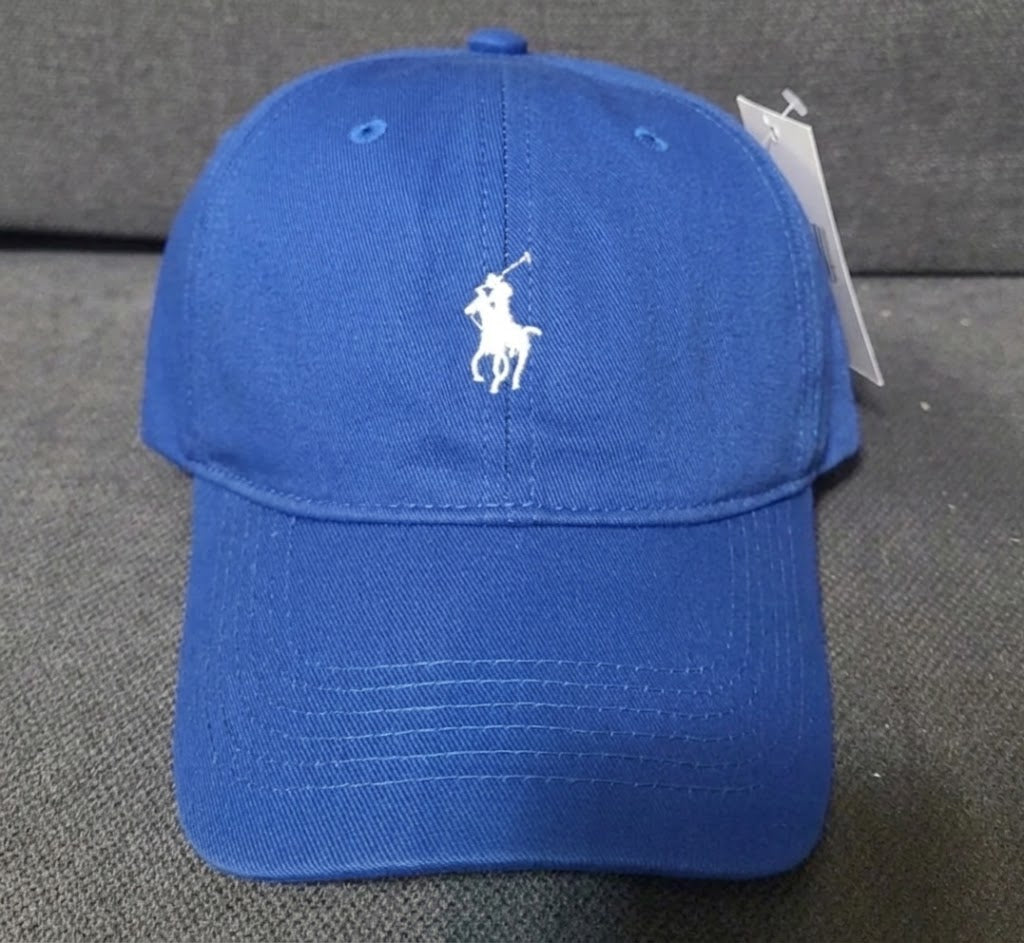 Polo Ralph Lauren Men's Cotton Chino Baseball Cap Adjustable Hat Blue NWT