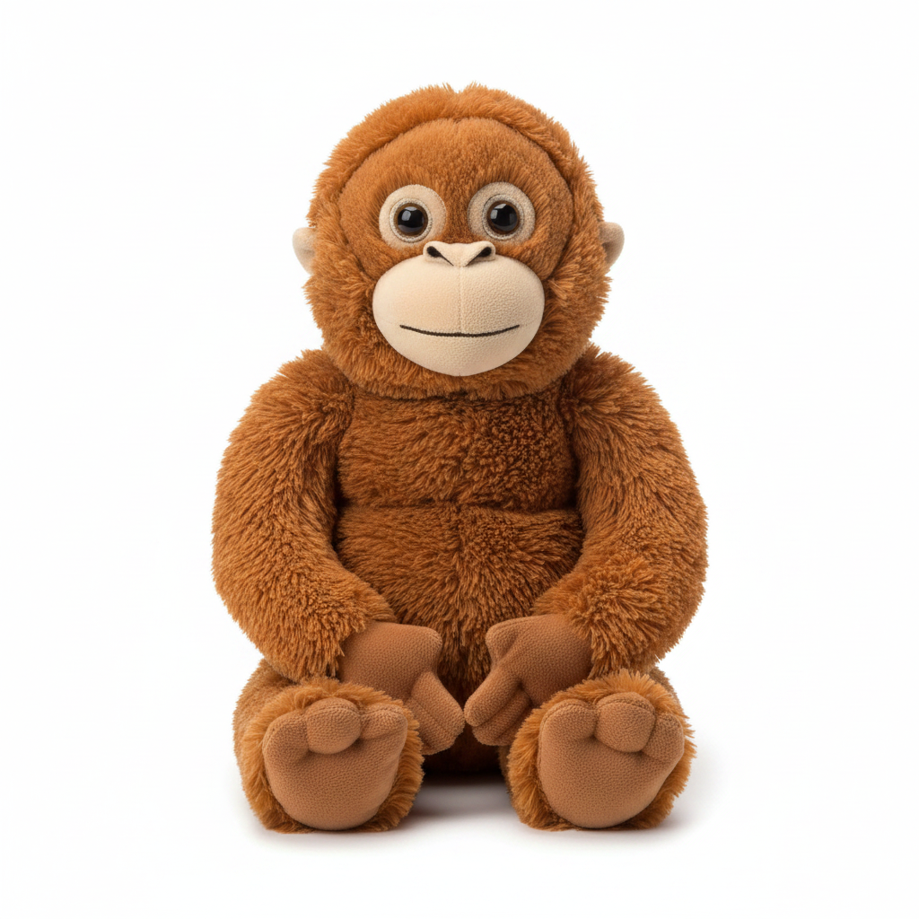 IKEA DJUNGELSKOG Orangutan Plush Toy Front View