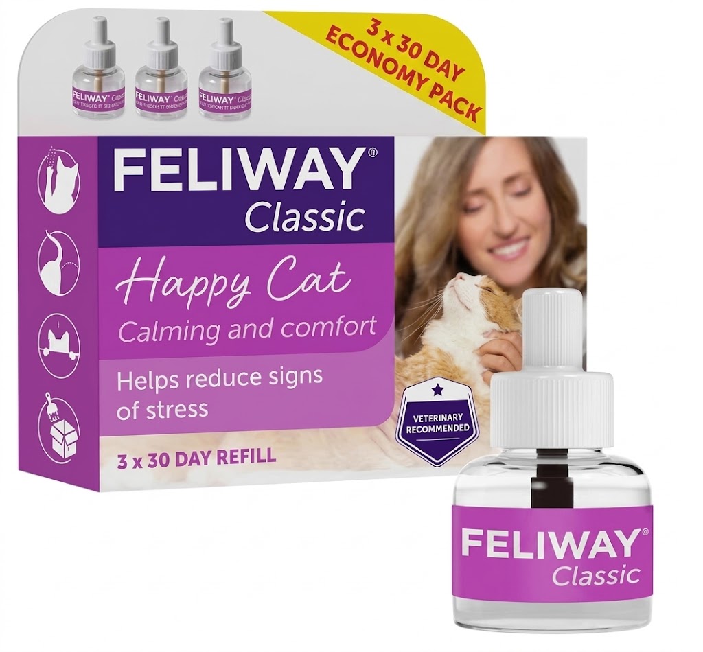 Ceva FELIWAY Classic Plug-In Diffuser Refill for Cats 48 mL (1.6 fl oz)